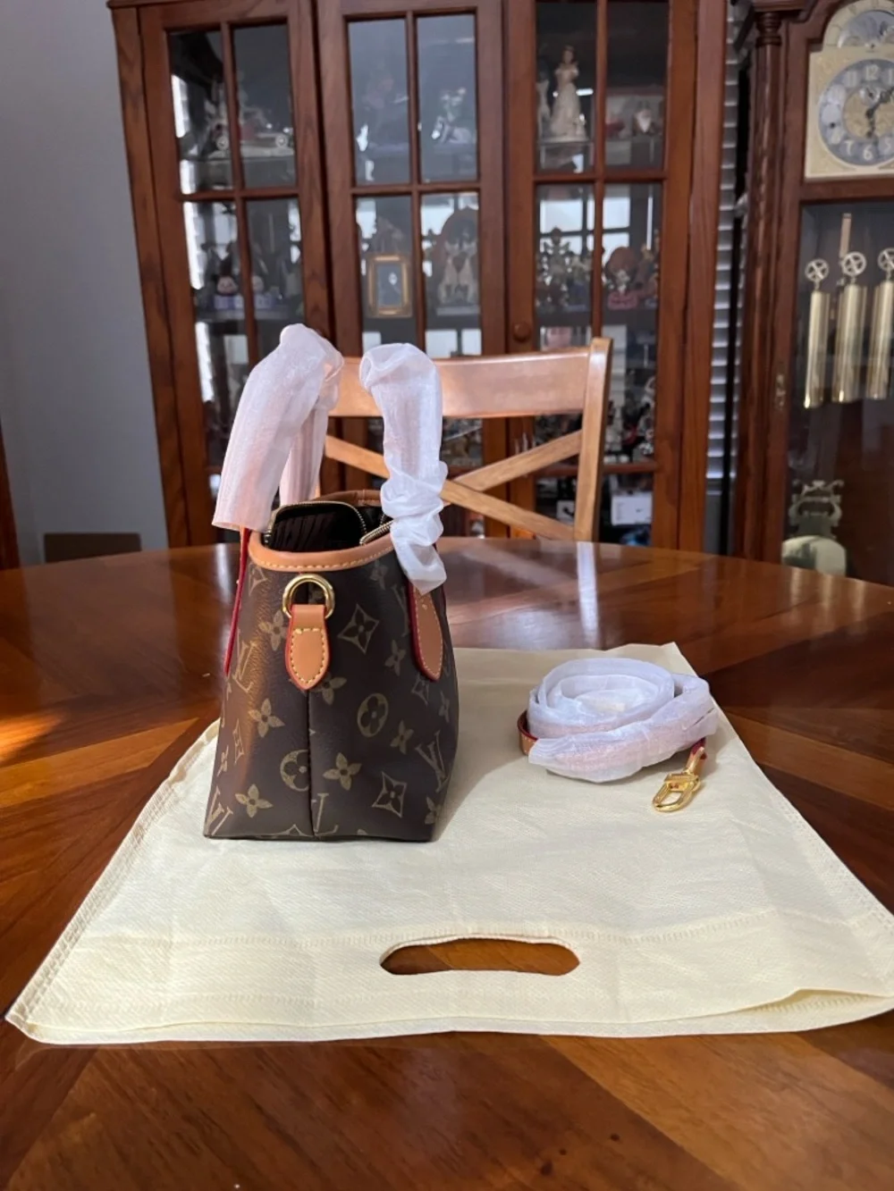 **DISCOUNTED** Brown & Honey Monogram Tote Crossbody Handbag Bag!